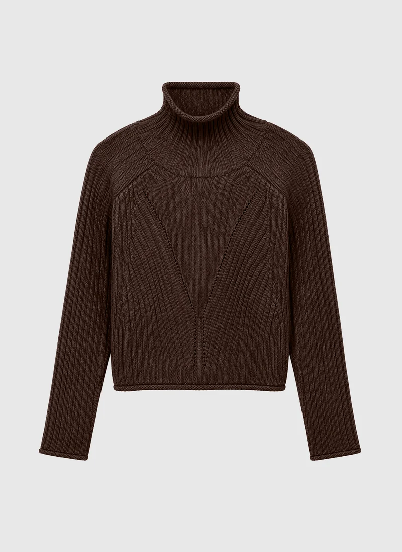 PULL VERTIGO marron