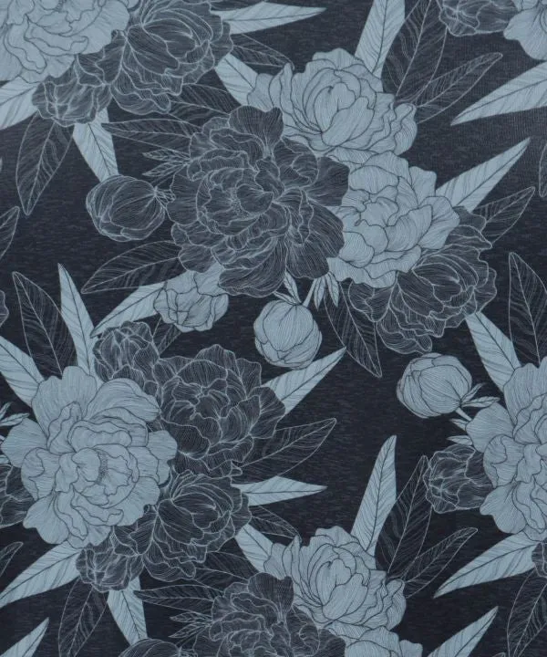 Haut intérieur en jersey à motif floral