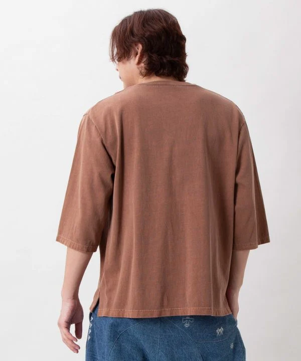 T-shirt brodé style vintage pour homme
