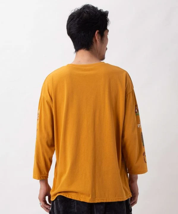 T-shirt à manches longues pour homme, motif street art indien
