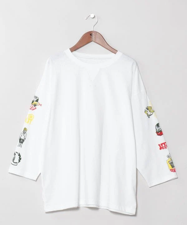 T-shirt à manches longues à motif d'art urbain indien