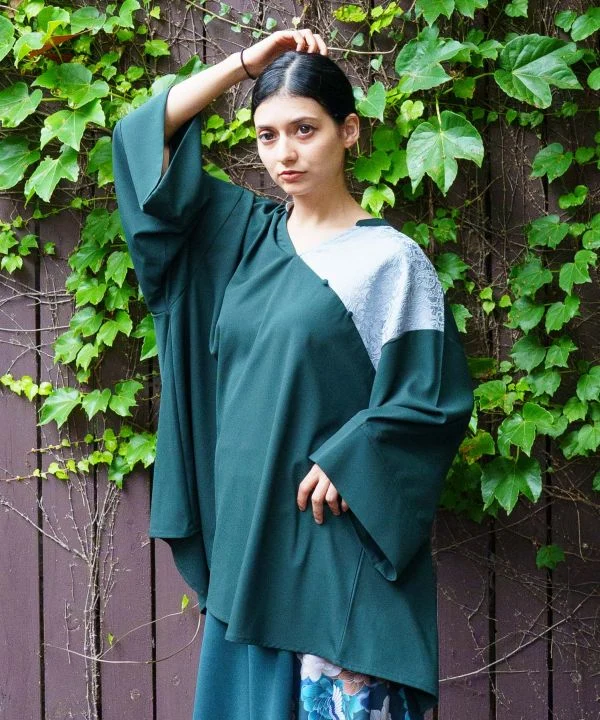 Haut à panneaux bohème asiatique