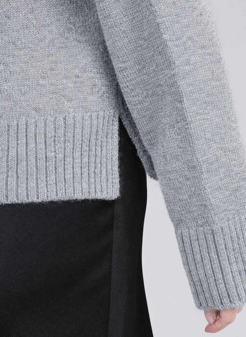 PULL LORANA gris clair