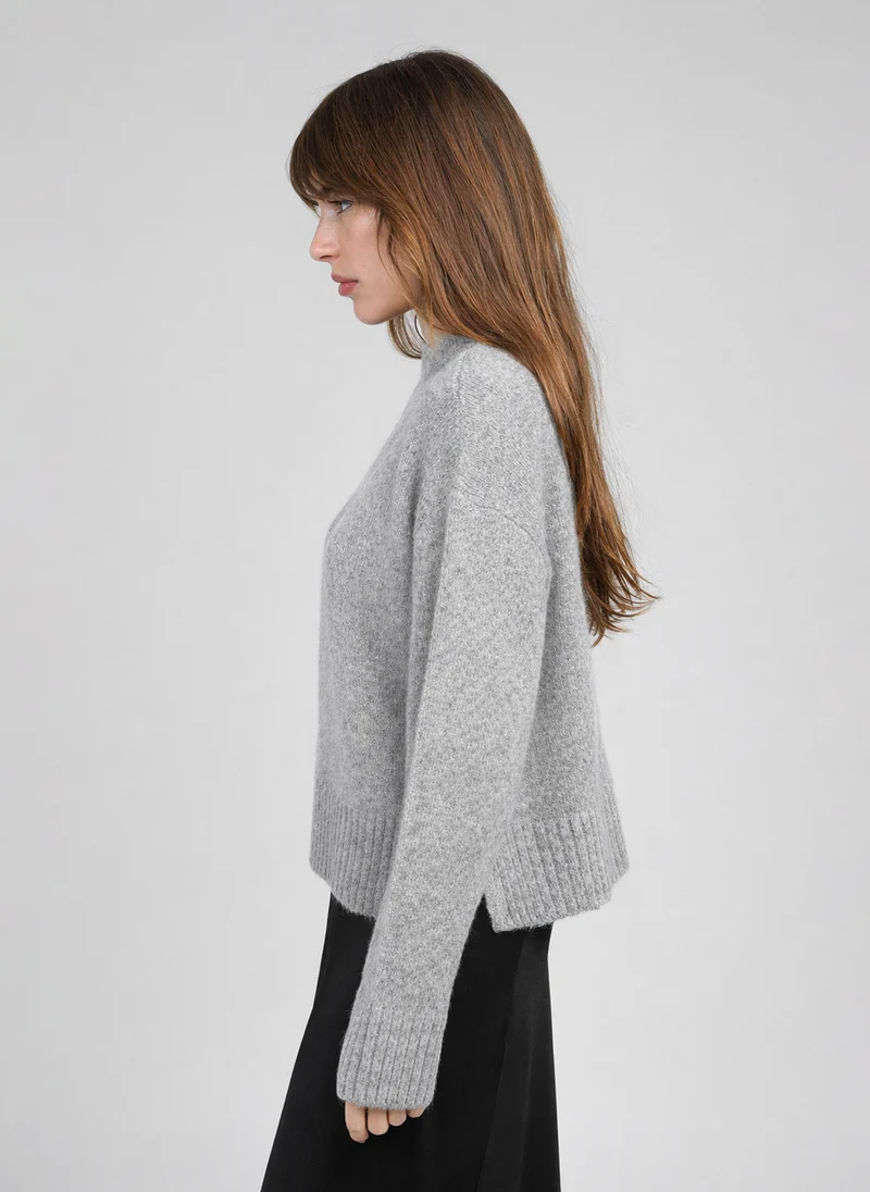 PULL LORANA gris clair