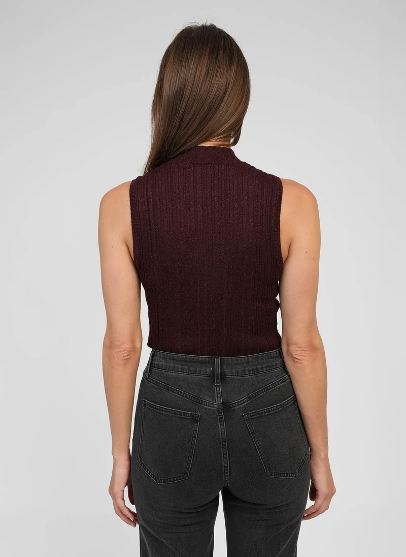 DEBARDEUR LUXIE prune