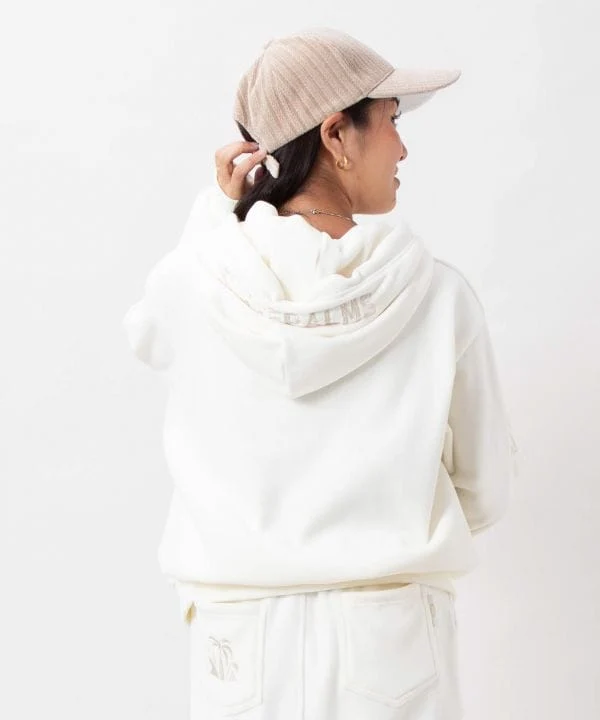 Sweat à capuche zippé double en microfibre polaire - SURF & Palms