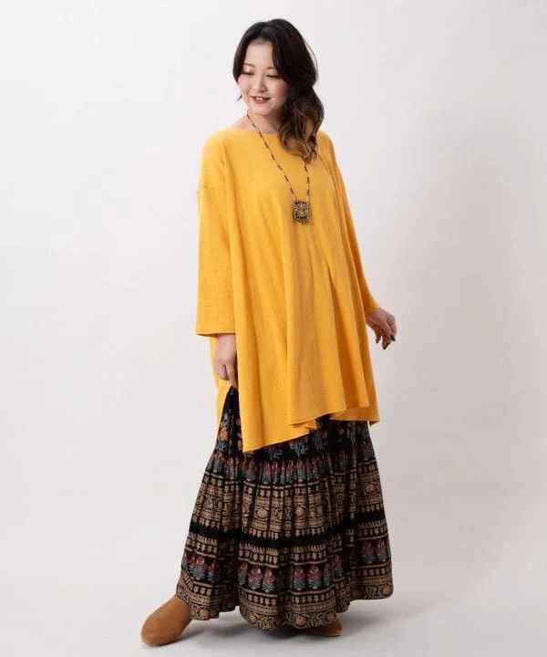 Tunique indienne en coton facile à porter