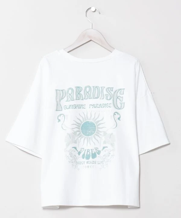 T-shirt vintage hawaïen Sun Hibiscus - SURF & Palms