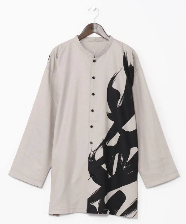 FUKUJIKAKU - T-shirt imprimé Kanji artistique