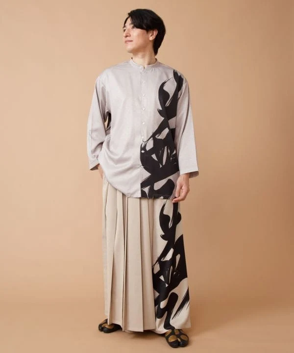 FUKUJIKAKU - T-shirt imprimé Kanji artistique