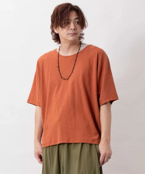 Ensemble haut et débardeur à manches dolman pour hommes