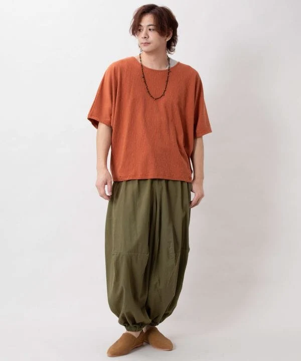 Ensemble haut et débardeur à manches dolman pour hommes