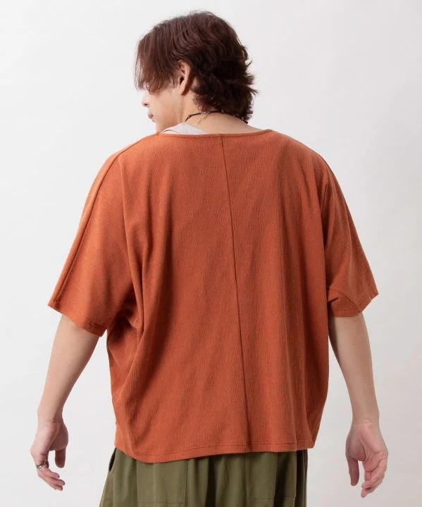Ensemble haut et débardeur à manches dolman pour hommes