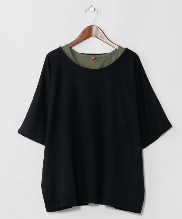 Ensemble haut et débardeur à manches dolman