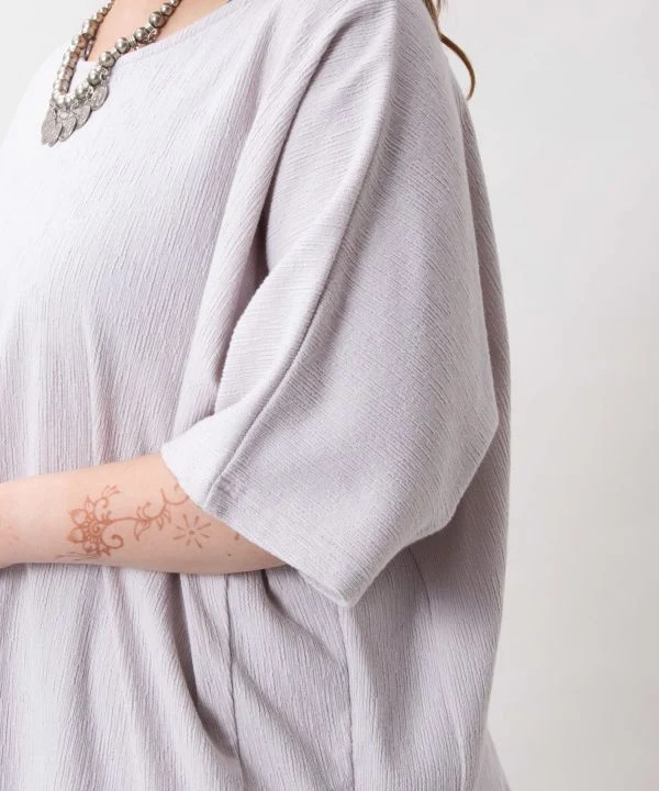Ensemble haut et débardeur à manches dolman