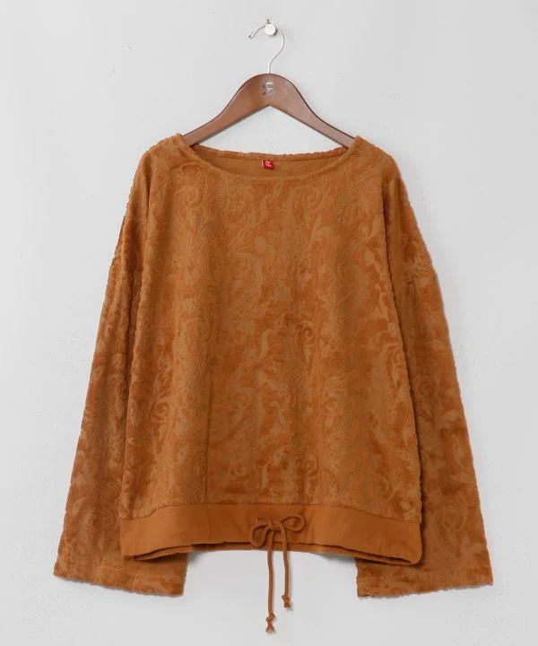 Dessus en tissu à motifs cachemire