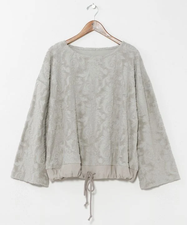Dessus en tissu à motifs cachemire