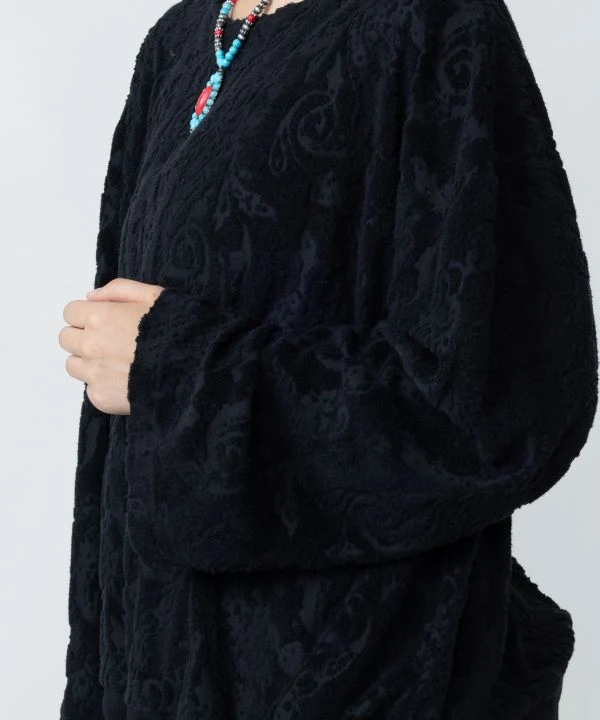Dessus en tissu à motifs cachemire