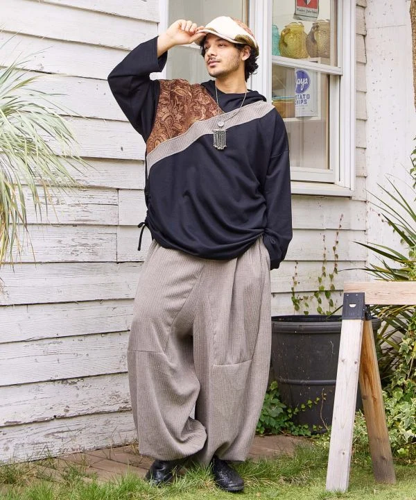 Pantalon de voyage en jersey de velours côtelé