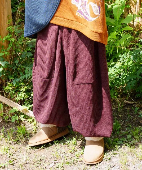 Pantalon de voyage en jersey de velours côtelé