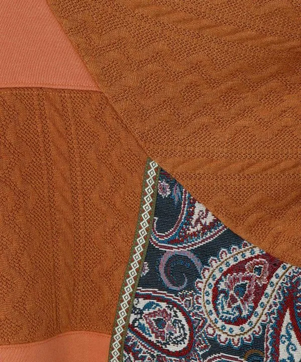 Sweat à capuche patchwork style vintage pour homme