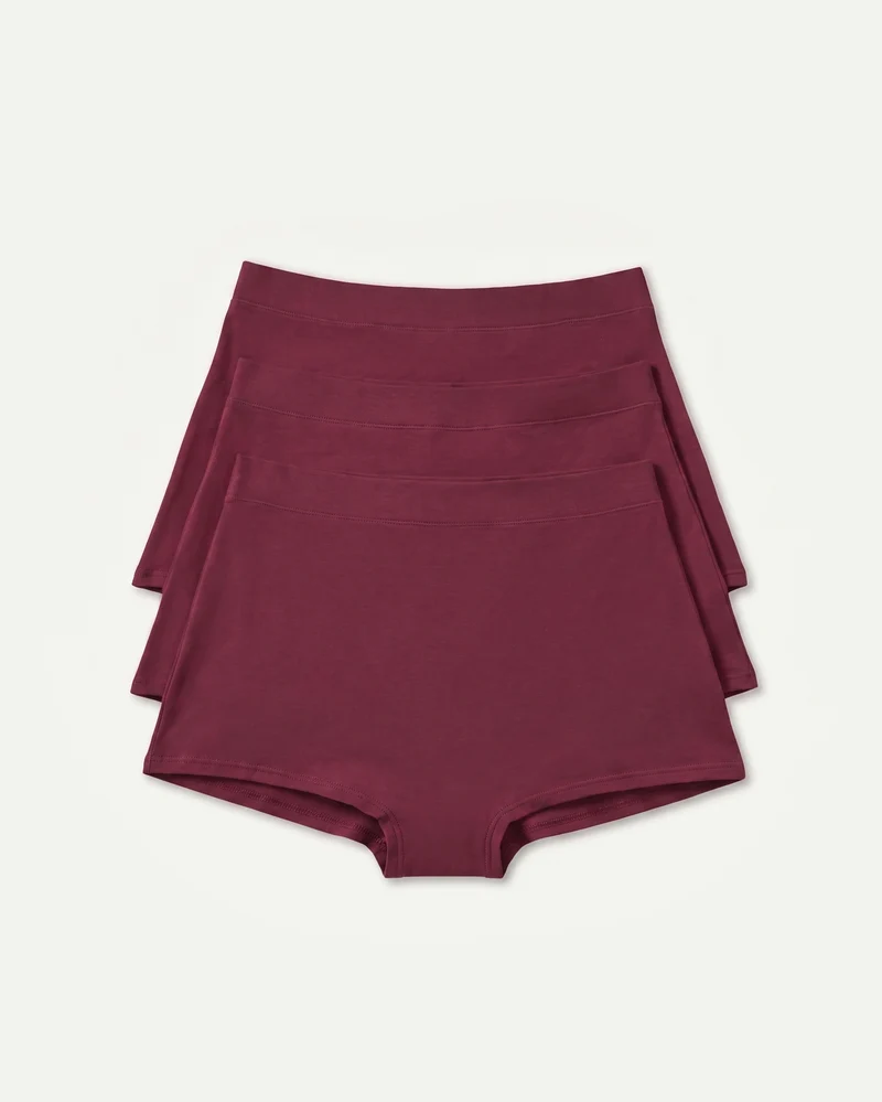 BlissWear High Rise Boyshort 3-Pack
