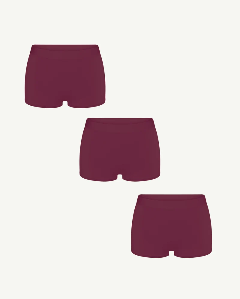 BlissWear High Rise Boyshort 3-Pack