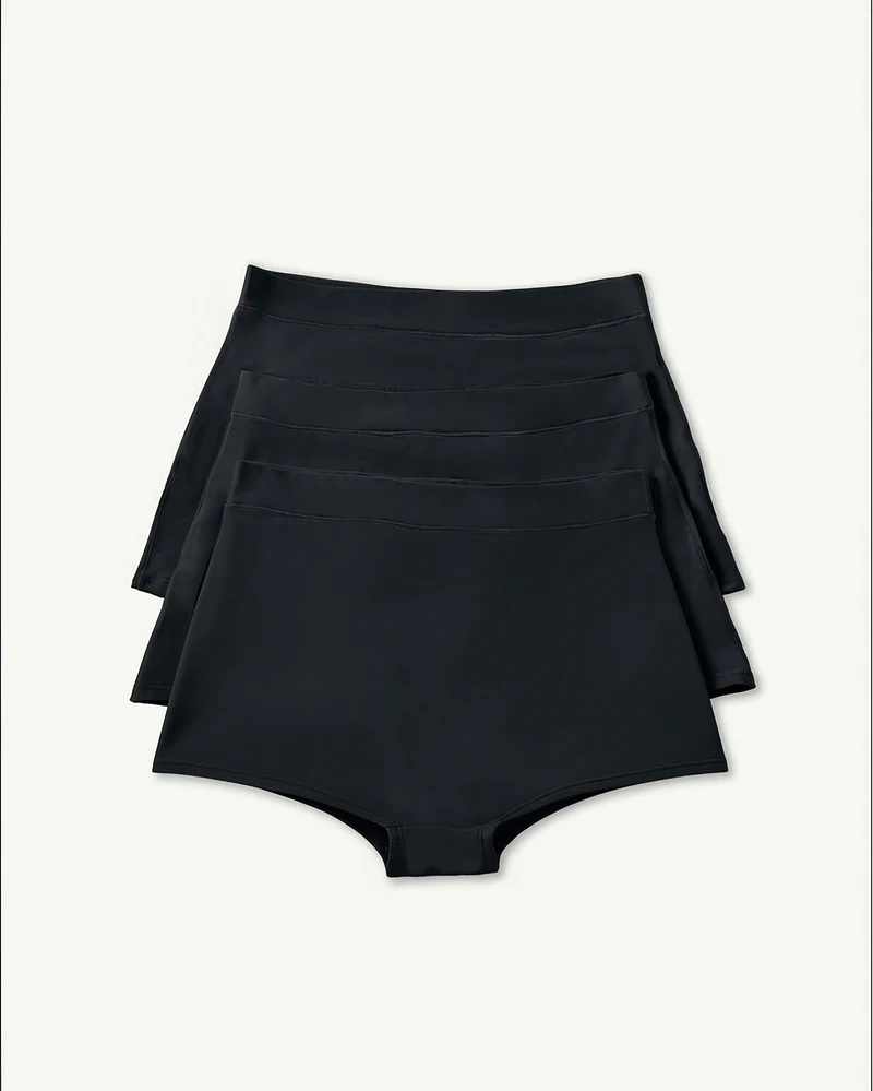 BlissWear High Rise Boyshort 3-Pack