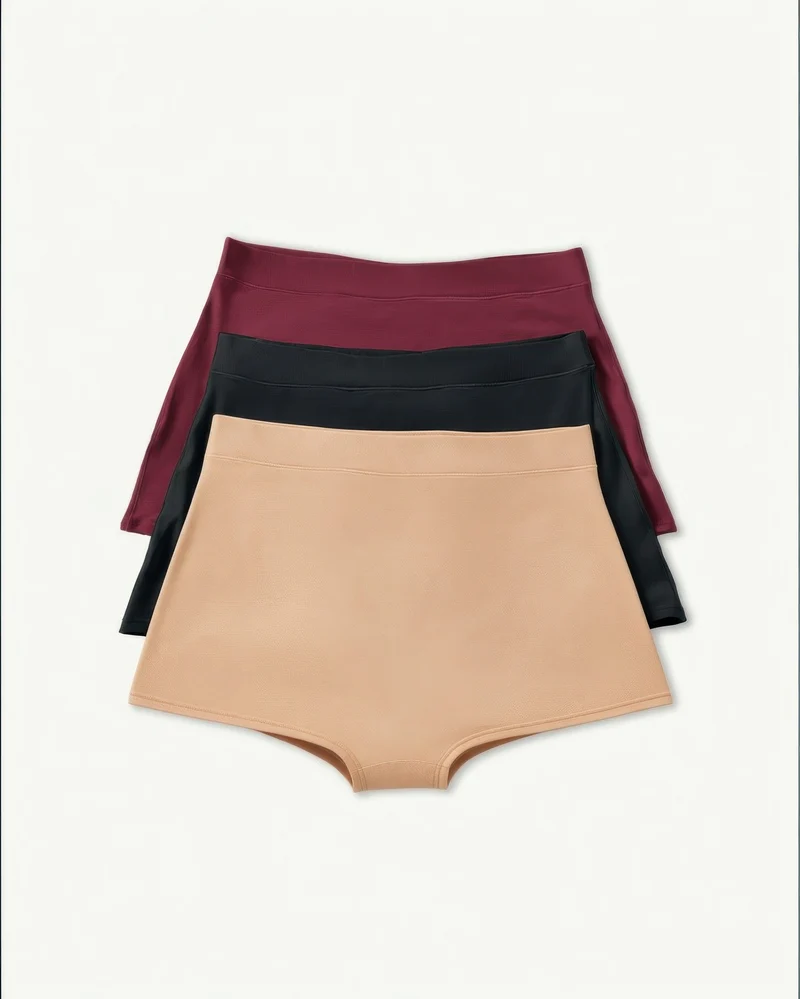 BlissWear High Rise Boyshort 3-Pack