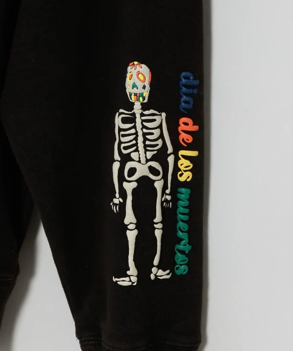 T-shirt à motif tête de mort mexicaine - Taille L - Amina x vert