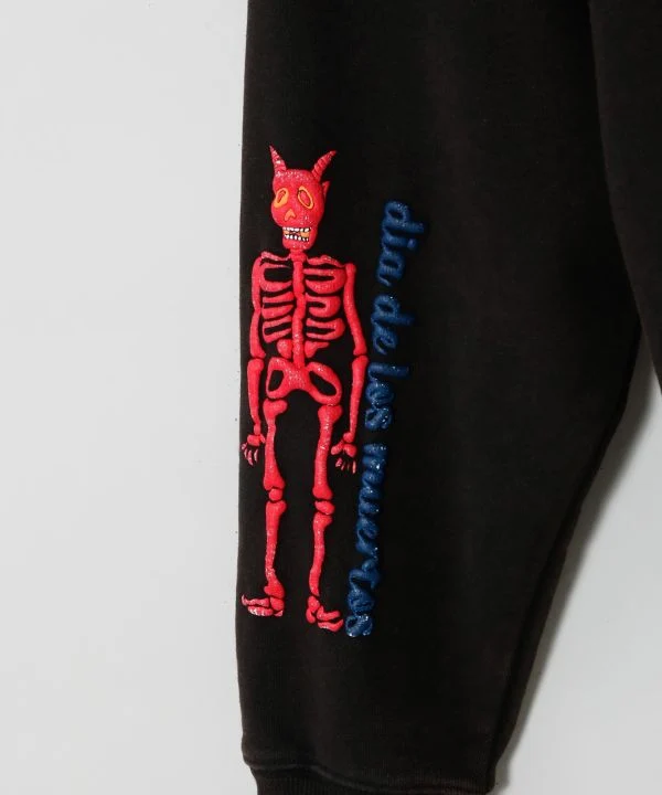 T-shirt à motif tête de mort mexicaine - Taille L - Amina x vert