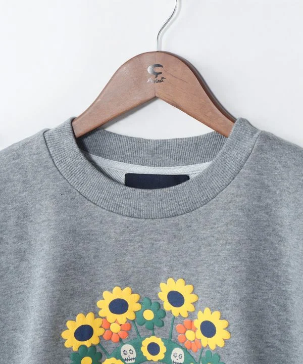 T-shirt à motif tête de mort mexicaine - Taille L - Amina x vert