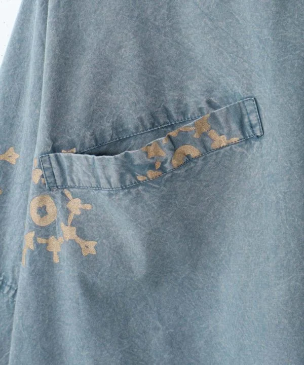 Chemise homme à imprimé géométrique vintage
