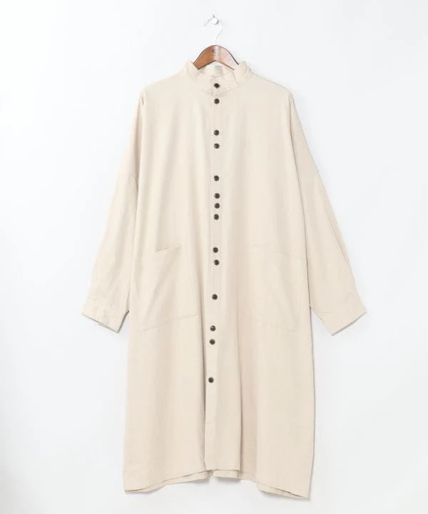 Chemise longue brodée Free Traveler à motif cachemire