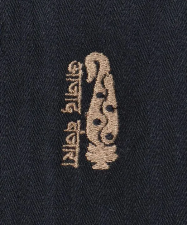 Chemise longue brodée Free Traveler à motif cachemire