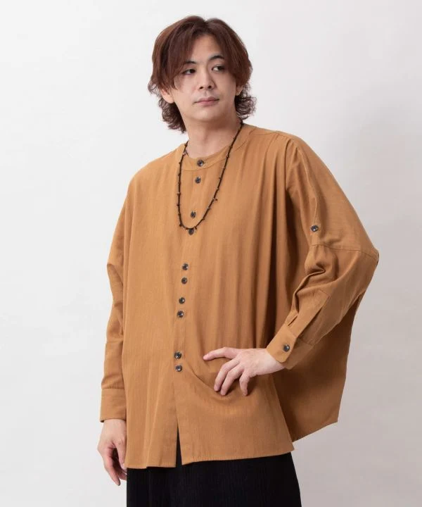 Chemise brodée Free Traveler à motif cachemire