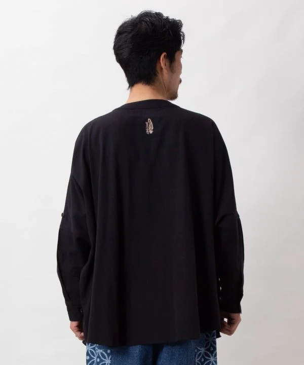 Chemise brodée Free Traveler à motif cachemire