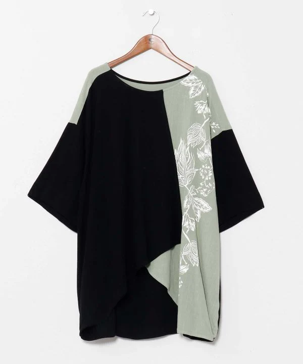 Haut à motif asymétrique