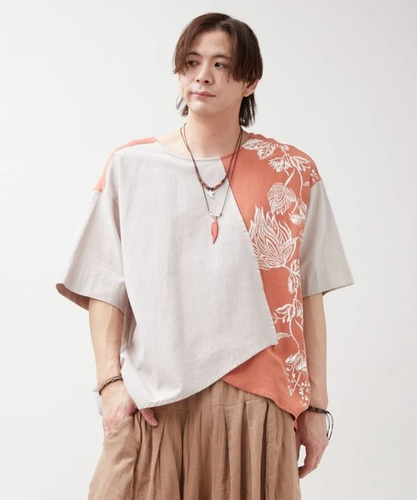 Haut à motif asymétrique