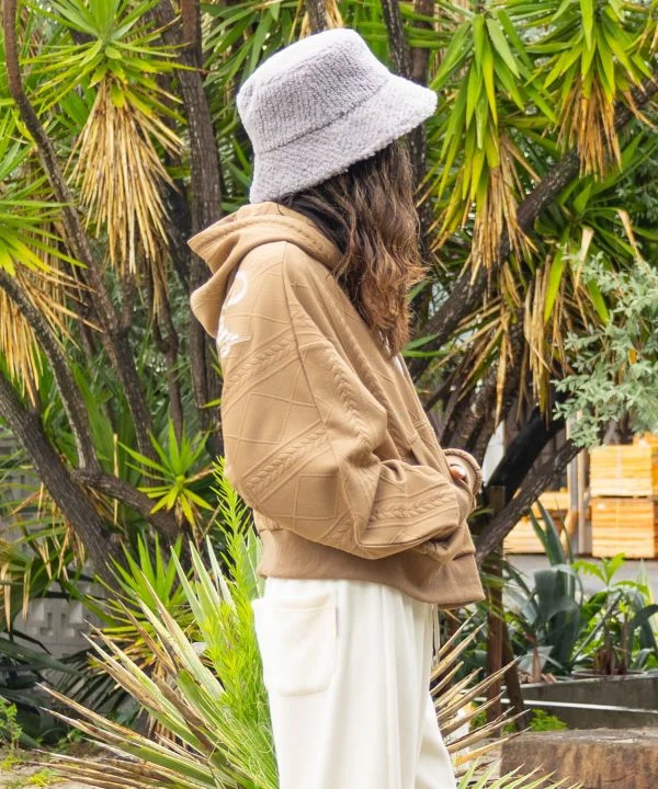 Haut à capuche brodé SURF&Palms