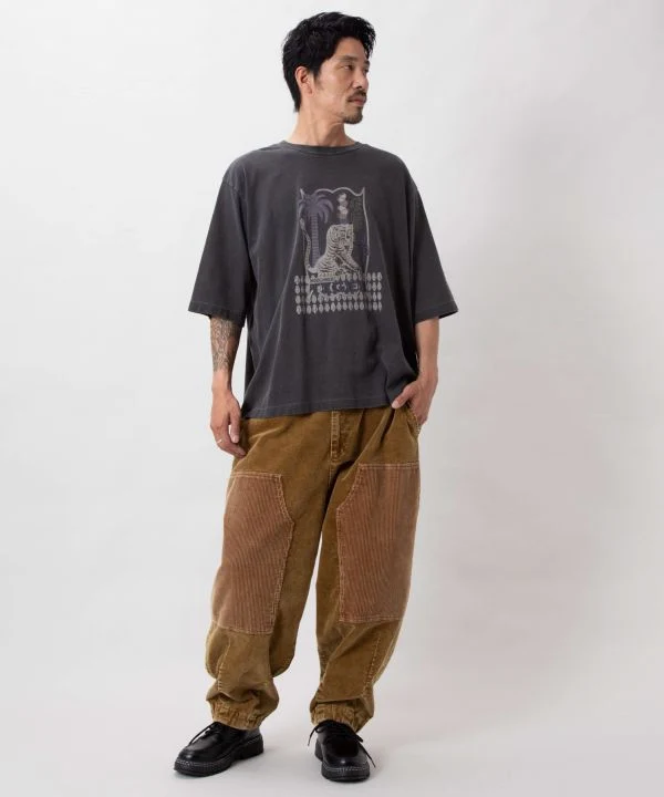 T-shirt à manches 3/4 d'inspiration vintage pour homme