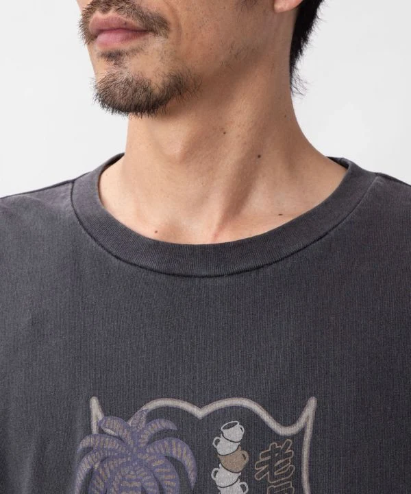T-shirt à manches 3/4 d'inspiration vintage pour homme