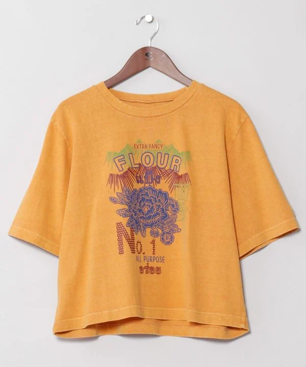T-shirt à manches 3/4 d'inspiration vintage
