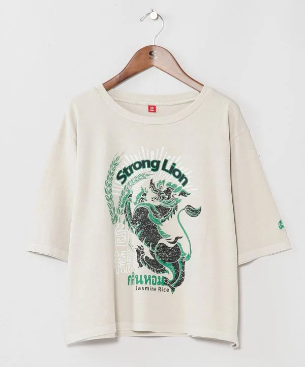 T-shirt à manches 3/4 d'inspiration vintage