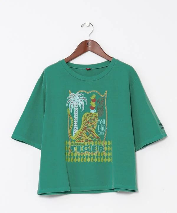T-shirt à manches 3/4 d'inspiration vintage