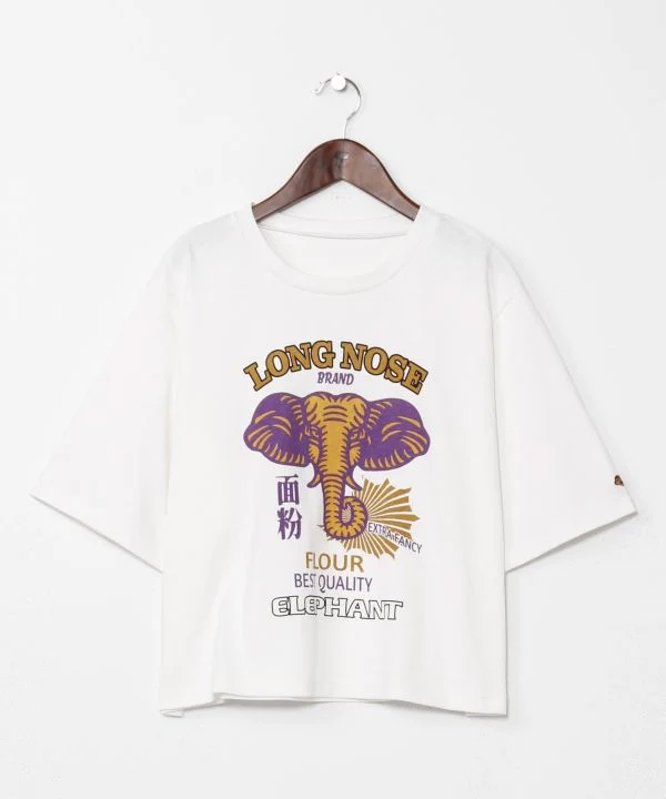 T-shirt à manches 3/4 d'inspiration vintage