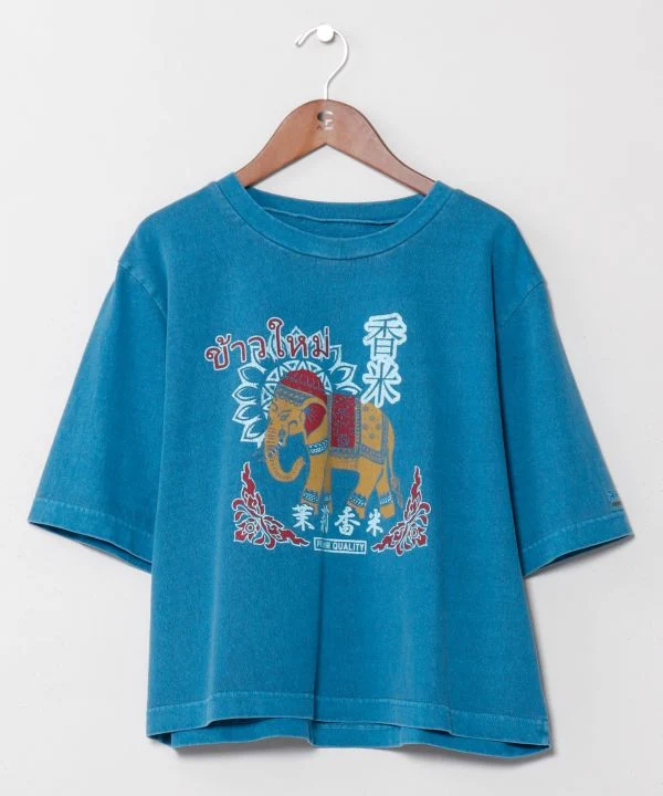 T-shirt à manches 3/4 d'inspiration vintage