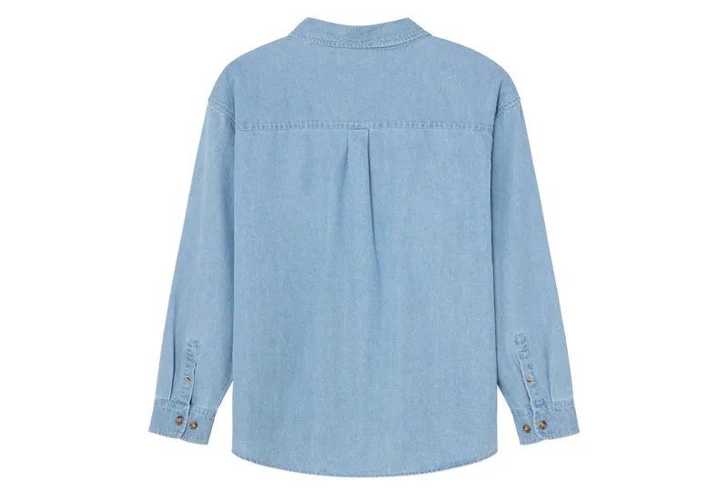 CHARLIE DENIM TISSÉ LS