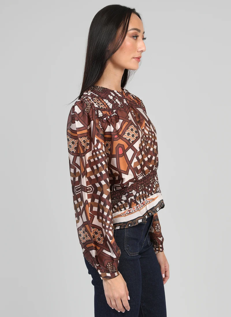 CHEMISE SALVAT kalei caramel