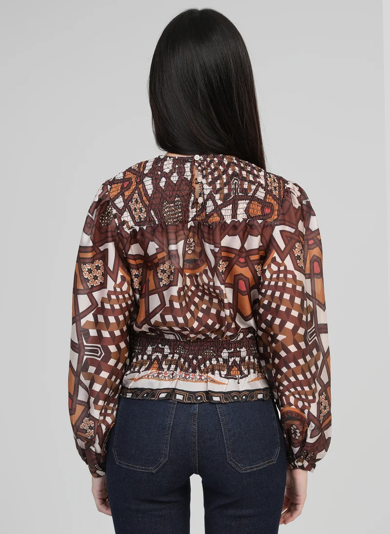CHEMISE SALVAT kalei caramel